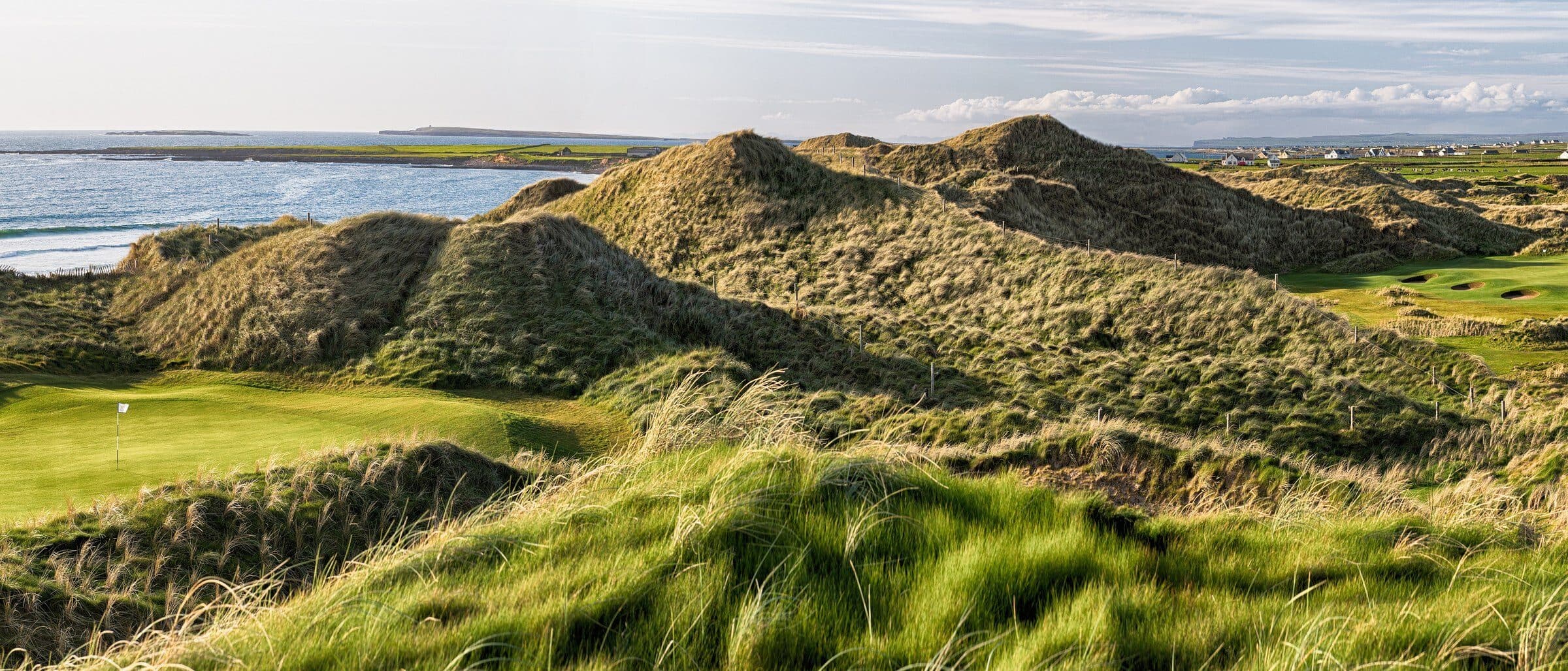 Trump Doonbeg — the dunes above Doughmore Bay
