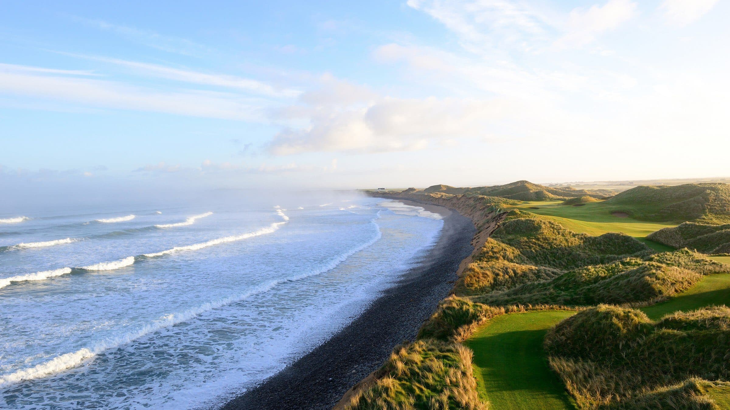 Trump Doonbeg — the links above Doughmore Bay
